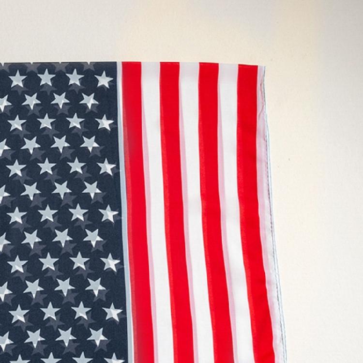 US Flag Wrap Shawl Patriotic Scarf for Festival Party Holiday Celebration Scarf