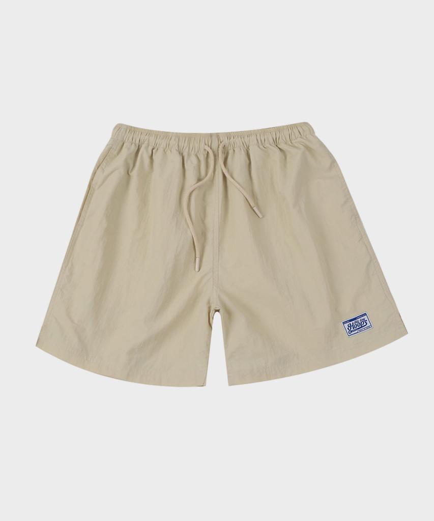 ALL DAY HOOPS Washable Nylon Shorts Beige