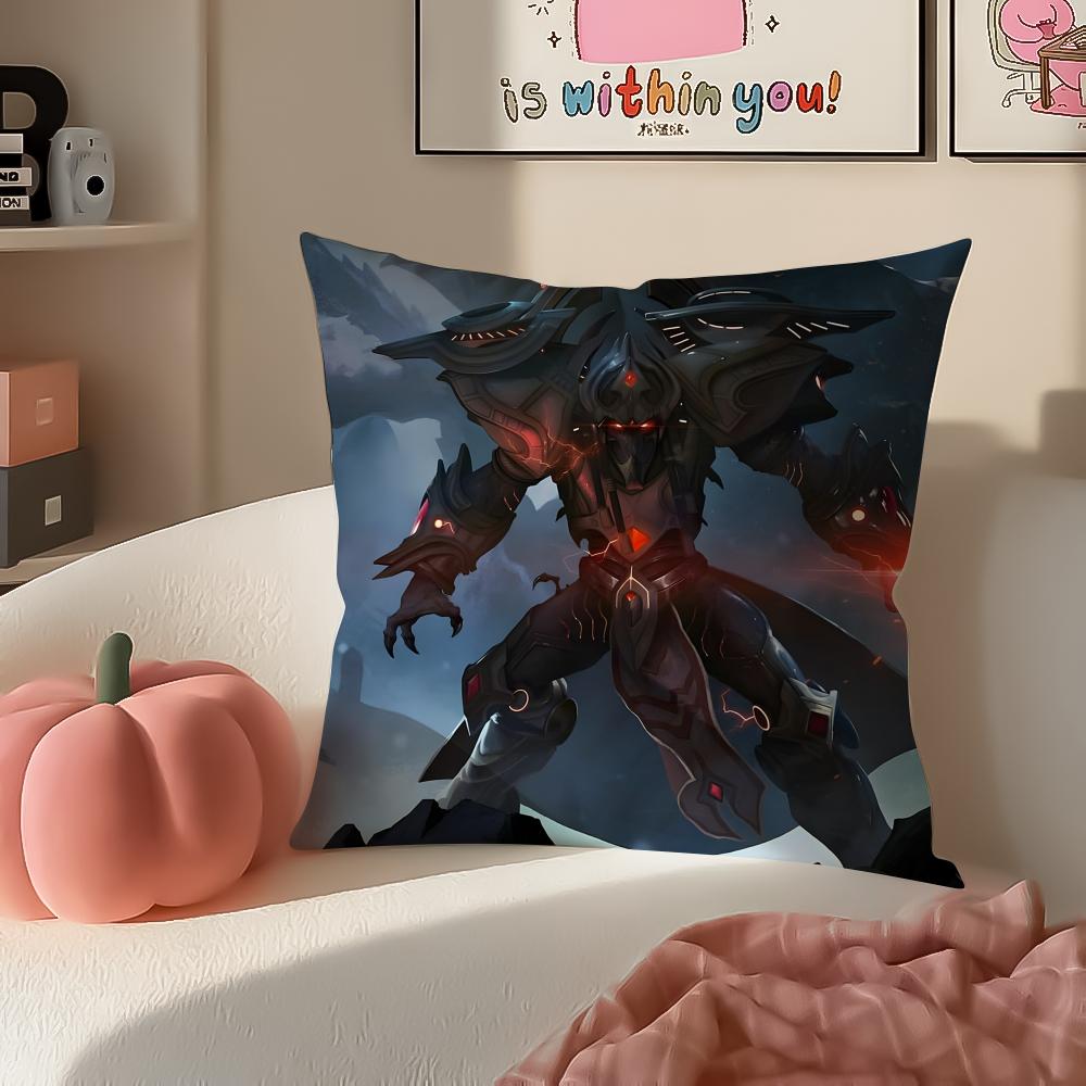 Game SciFi SStarCraft Cushion Cover Pillowcase Short Plush Invisible zipper Room Sofa Cushion Cover
