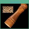 Wooden Salt Pepper Mill Set Antique Finish Culinary Preparation Decor Kitchen