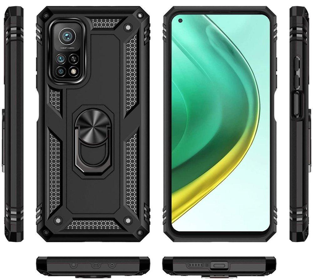 Armored case for Xiaomi Mi 10T/Mi 10T Pro, Nox Case Ring, black
