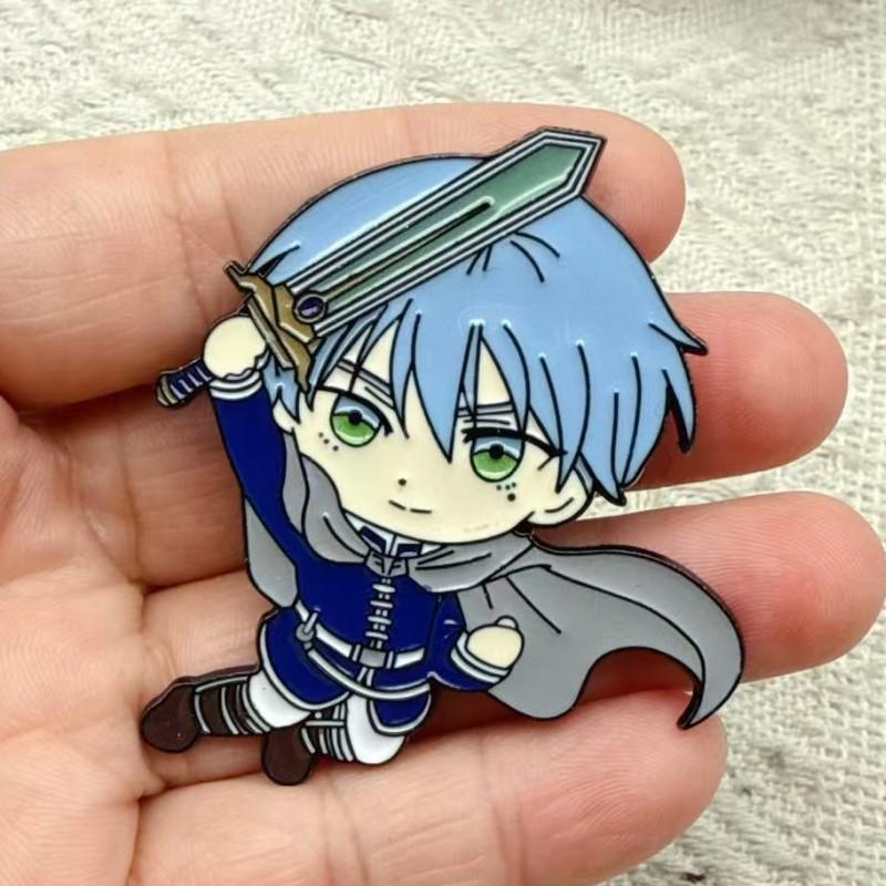 alloy chest badge, buried Florian brooch, badge, clothing, backpack accessories, pin