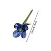 Mini Glass Flower Decor Decorative Gifts Decoration Artificial Flower for Mom Wife Women Girls Mother's Day Wedding Office