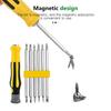 Magnetic Disassemble Tools Insulated Combination Kit Batch Head Screwdriver Set Plum Triangle Bit