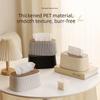 Smooth Tissue Box with Lid Large Opening Facial Tissue Holder Desktop Tissue Dispenser  Office
