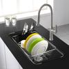 SANNO Expandable Dish Drainer Wire Sliding Dish Dish Drainer Kitchen Dish Cutlery Holder Stainless Steel Basket, Drainer, Rack, Rack, Holder,