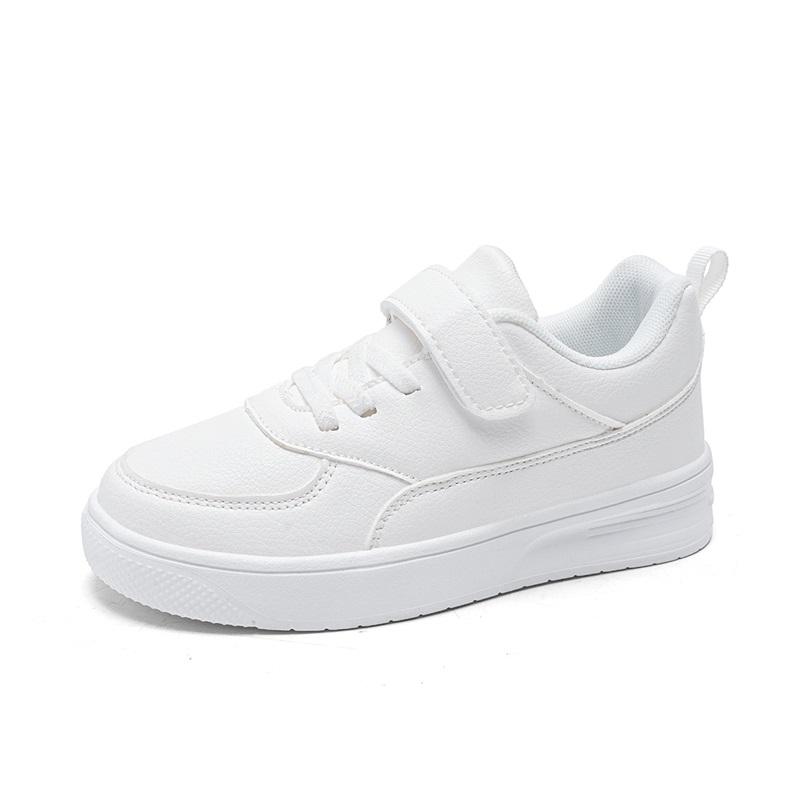 

Новые кожаные детские кроссовки для бега, модные, для молодежи, подростков, повседневные, для ходьбы, для студентов, модные, дышащие, мягкие, для детей, для спорта 40 белый