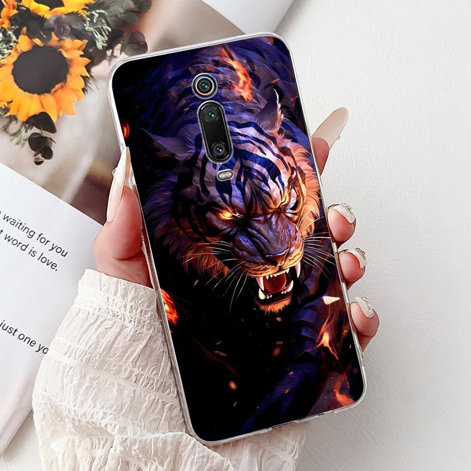 For Xiaomi Mi 9T Pro Case Cute Cat Lucky Koi Painted Cover Soft Silicone Phone Case For Xiaomi MI 9T Pro Mi9T 9TPro Fundas Coque