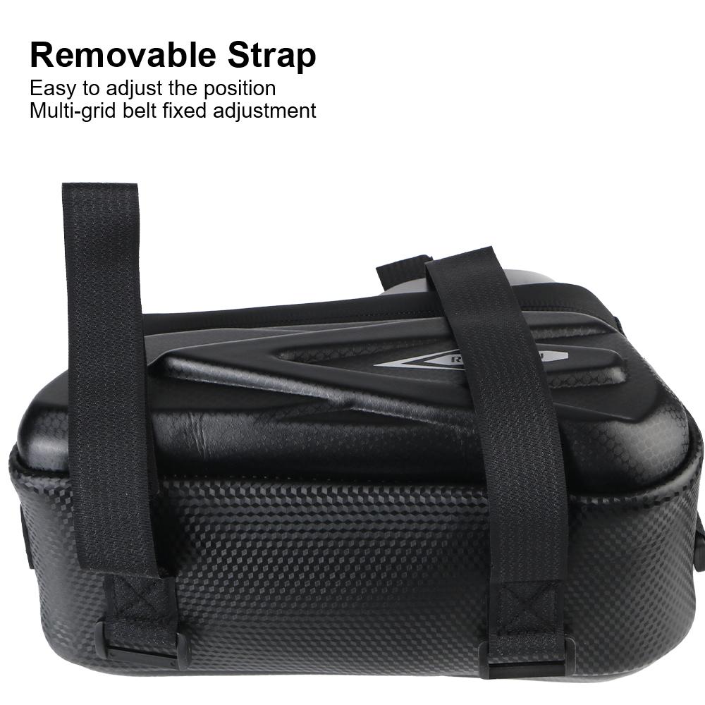 Waterproof Universal Bicycle Hard Shell Phone Bag 7.28 inch Bike Accessories Large Capacity Cycling Top Tube Front Frame Bag