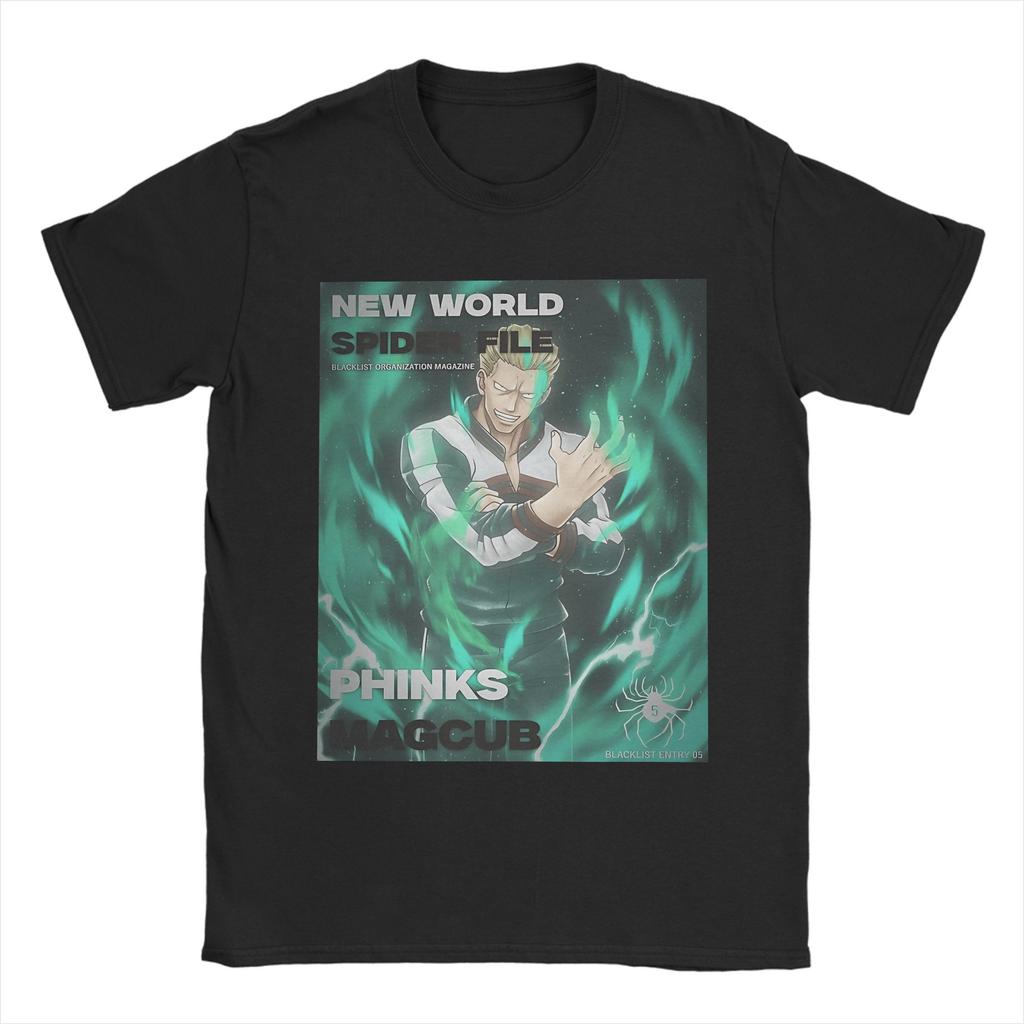 8th Spider Shizu Phantom Troupe TShirt Unisex Y2K Basic Cotton TShirts Summer O Neck Hippie Tee Shirt Casual Oversize Clothing