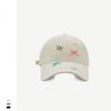 Spring Soft Top Bow Cap Children's Versatile Washed Cotton Baseball Cap Moisture Sunscreen
