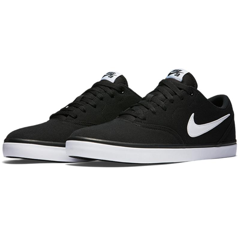 Nike Sb Check Solar Cnvs 'Black' Skateboard Shoes 843896-001