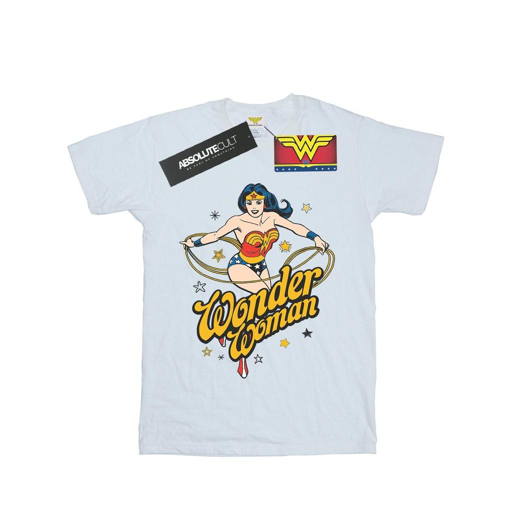 DC Comics Mens Wonder Woman Stars T-Shirt