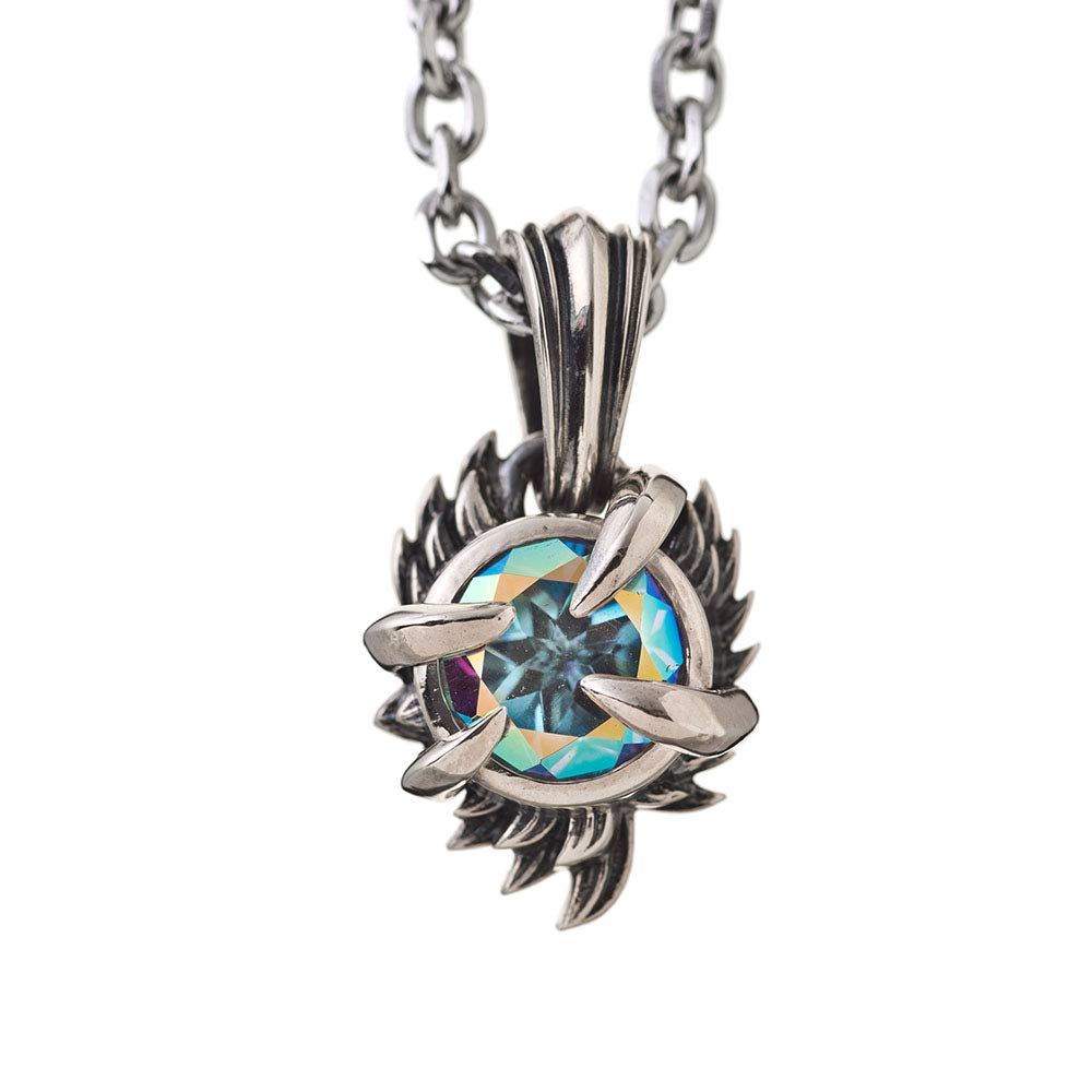 

Artemis Classic Uriel Mystic Quartz Pendant (acp0320), Men s Silver Accessory, Brand Jewelry, 925 Sterling Silver