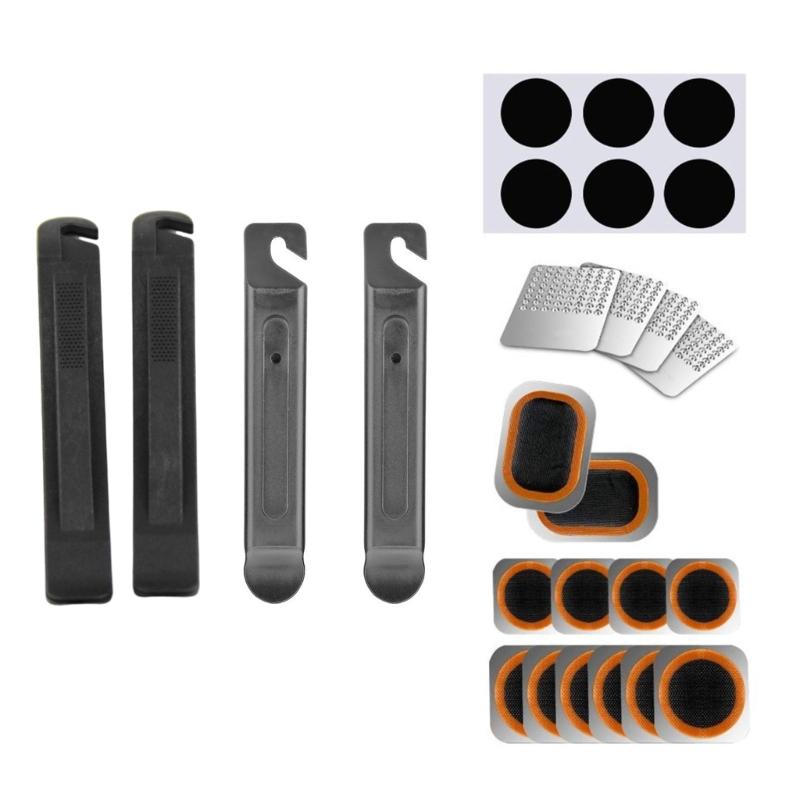 Bicycles Tire Repair Kits Portable Bike Tire Flat Repair Tool Inner Tubes Tire Tool with Tire Lever, Glueless Patches 1