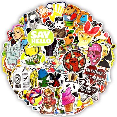 100 PCS Bunte wasserdichte Aufkleber Tier Cartoon Punk Spiel Aufkleber für DIY Skateboard Gitarre Koffer Laptop Fahrrad Aufkleber
