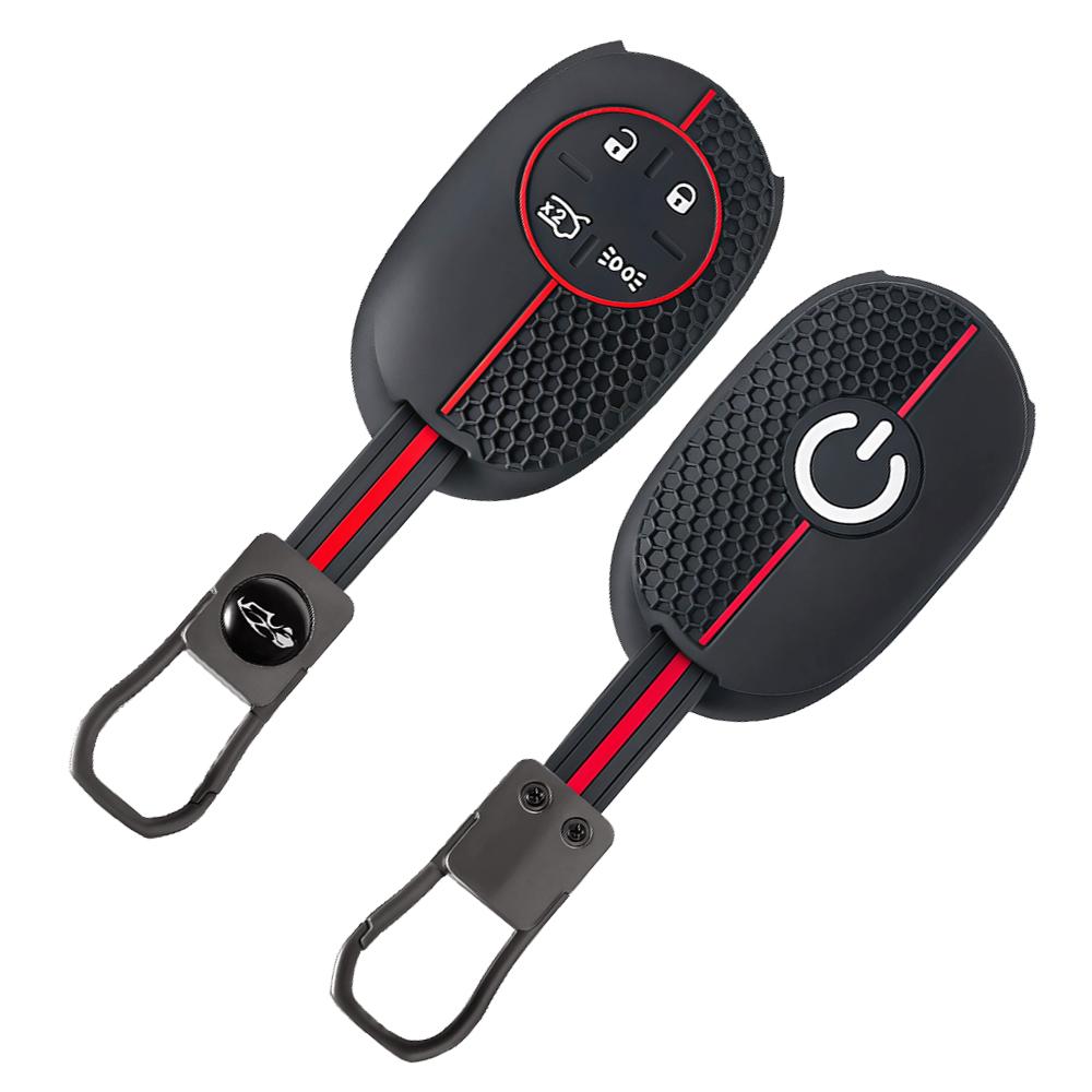 Silicone Remote Car Key Case Holder Key Cover Shell For Fiat 500 EV 500e 2026 New Energy Vehicles Auto Accessories Protection
