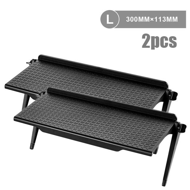 2pcs Rack Tv Monitor Organizer Screen Top Storage Shelf Holder Practical Home Storage Computer Office Multi-functional Organizer