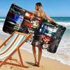 Name Custom Supernatural Poster Print Beach Towel, Large Soft Quick Dry Towel for Beach Camping Swimming