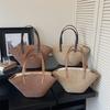 2026 New Straw Bag Women Large Capacity Shoulder Bag Summer Beach Vacation Style Versatile Commuter Women's Handbag Casual Tote