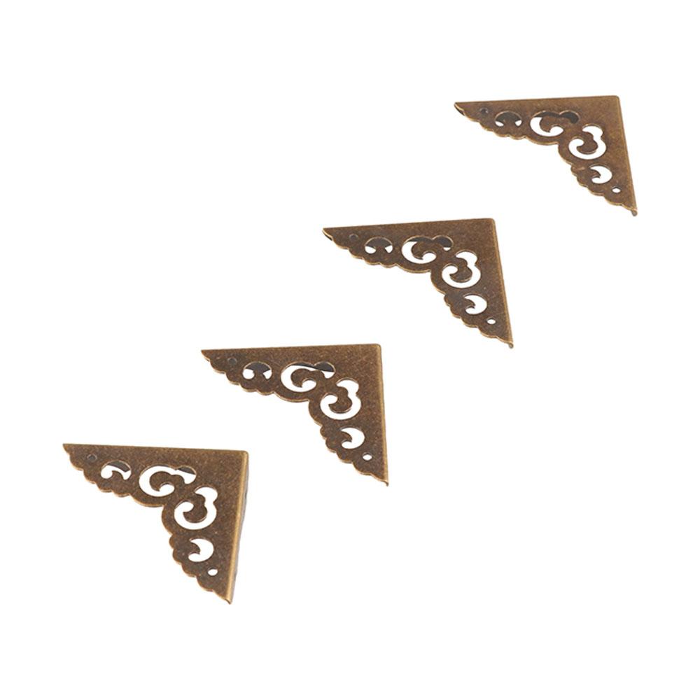 Brass Antique Guard Case Corner Bracket Edge Cover Corner Corner  Protector For Furniture Hardware