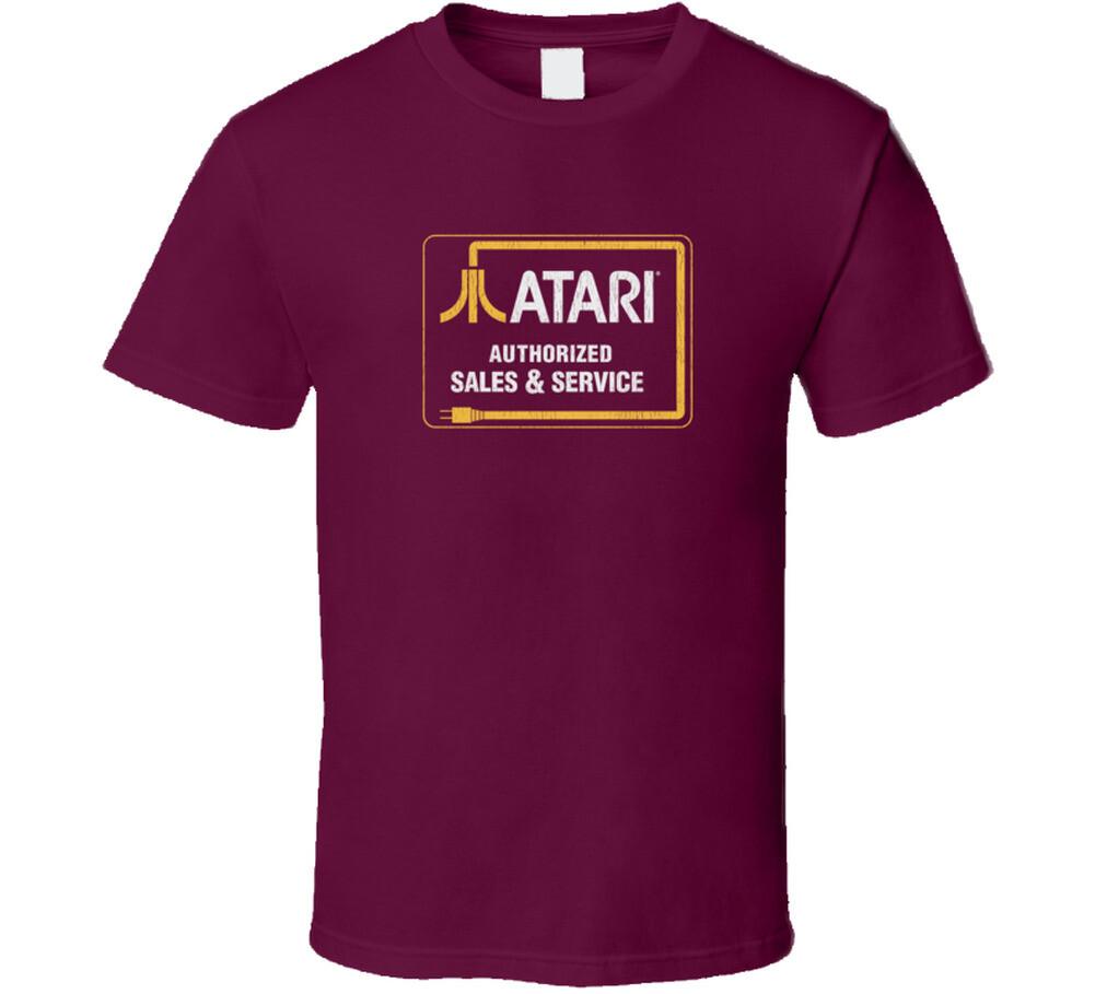 Atari Sales & Service, T-Shirt Mens Womens Tees Top, Video Game, Gaming, 2600, Activision M