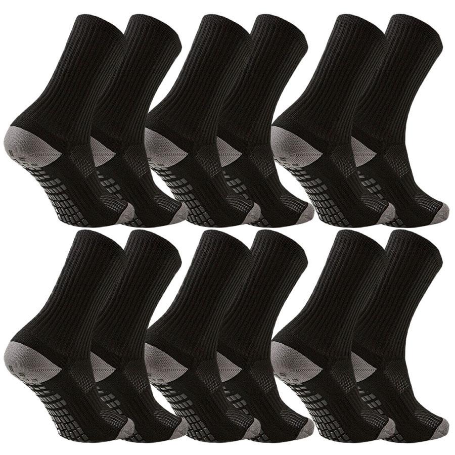 6 Paare Herren Damen Grip Socken Fußball Basketball Baseball Rugby Fußball Radfahren Laufen Wandern Tennis Skateboard Athletische Übung