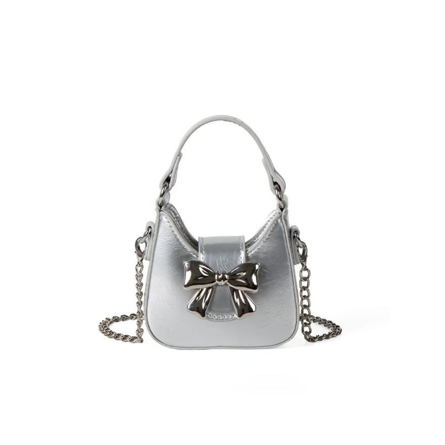 Мини-сумки с милым бантом для женщин — фото 11