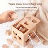 Beechwood Shape Matching Intelligence Box - Montessori Baby Educational Toy