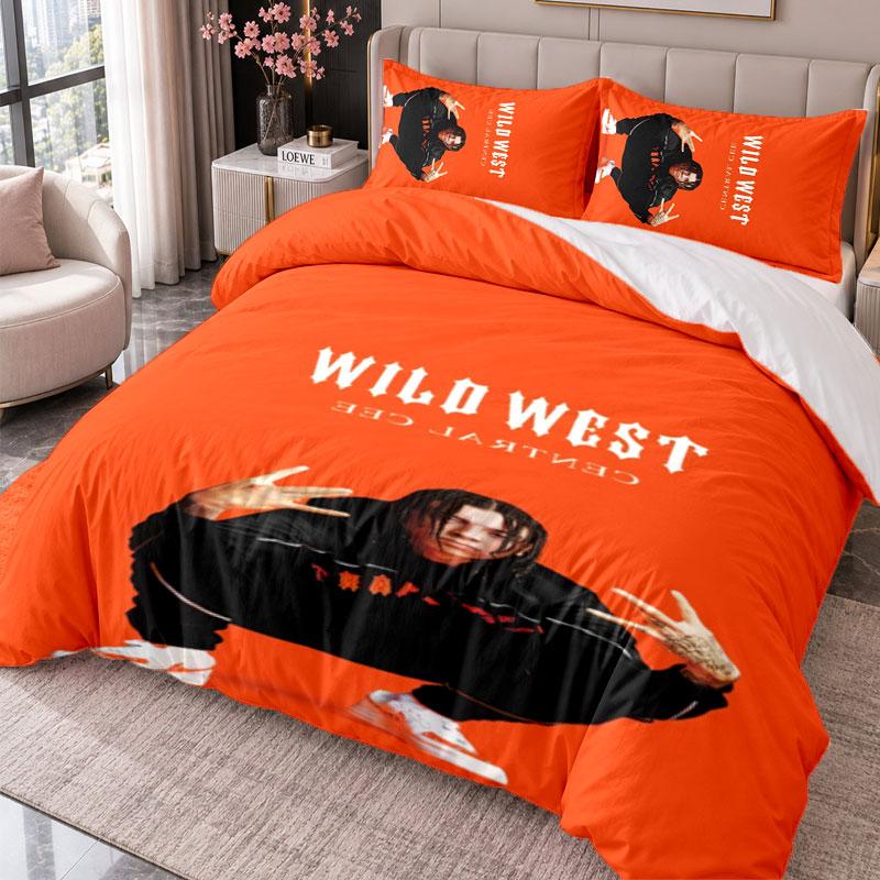 Central Cee 3Pcs Bedding Set Duvet Cover With Two Pillowcases For Bedroom Home Decoration