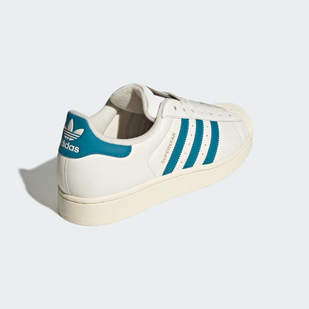 KJ5992 adidas Originals Superstar 2 Cloud White Active Teal Cream White (Men's)
