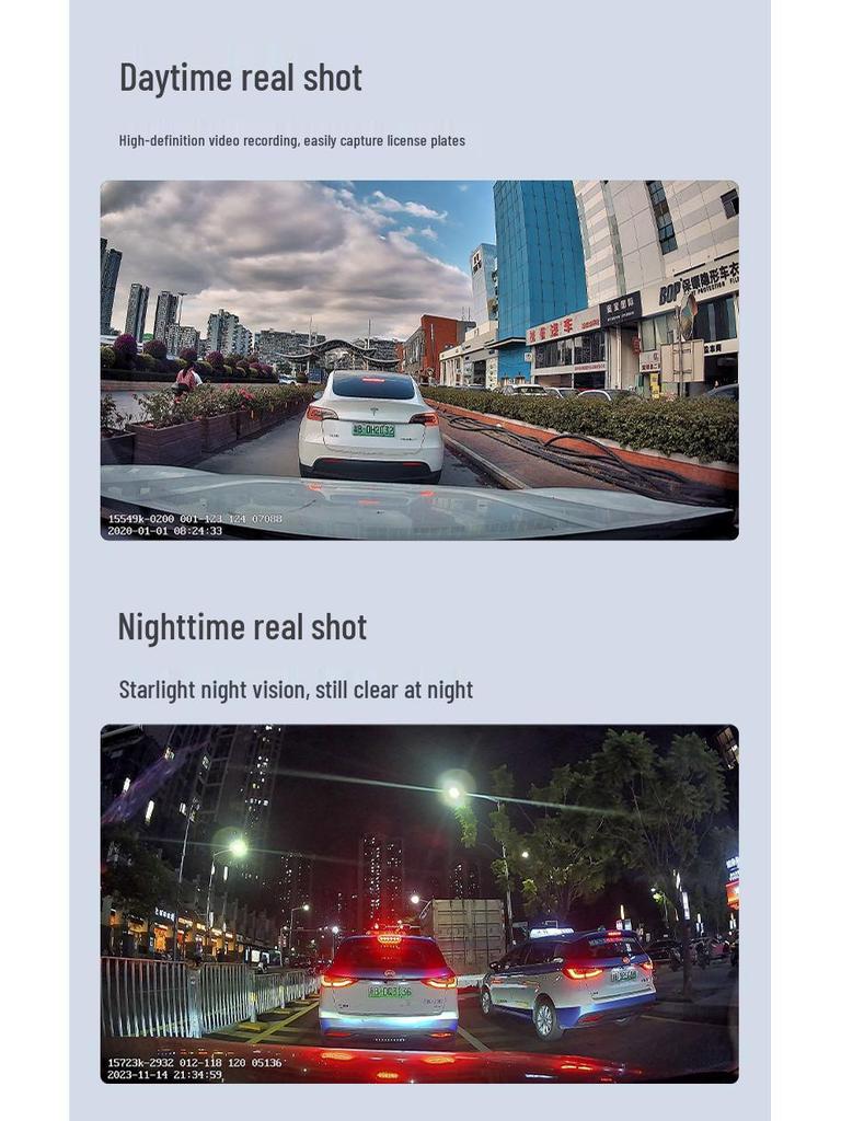 1080P HD WiFi Dash Cam with Universal Mobile Phone Connectivity and Gift Feature