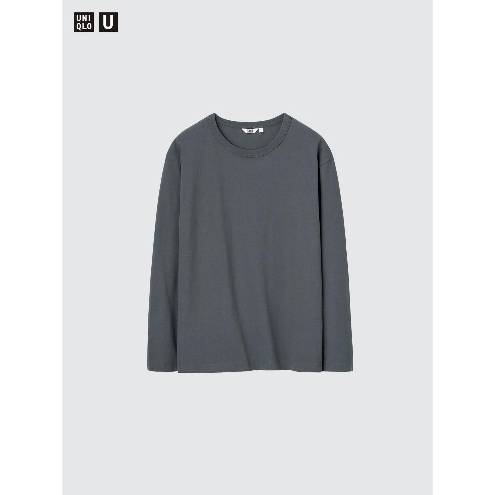 Uniqlo Japan Wash CoTTon Crew Neck T shirT