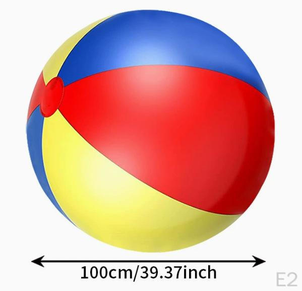 Giant Inflatable Beach Ball Outdoor Entertainment Decoration Toy Thickened PVC Pool