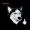 Funny Cool Serious Husky Dog Flipping Finger Car Truck SUV Laptop Sticker Decal Car's Goods