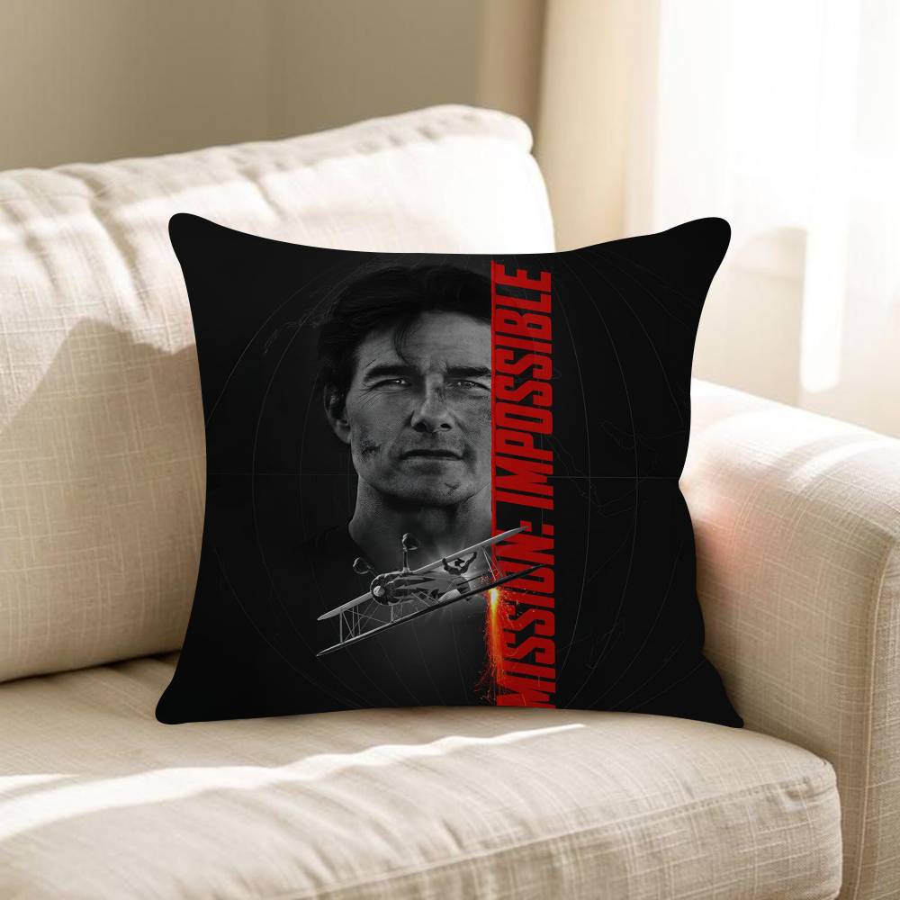 MMission IImpossible The Final Reckoning Pillow Cover Sofa Cushion Cover Home Room Decoration Children Gift