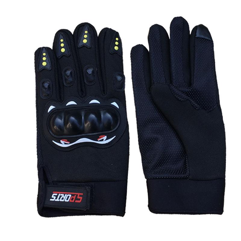Motorcycle Gloves Breathable Closed Finger Racing Gloves for Outdoor Sports Crossbike Riding Men's Motorcycle Gloves