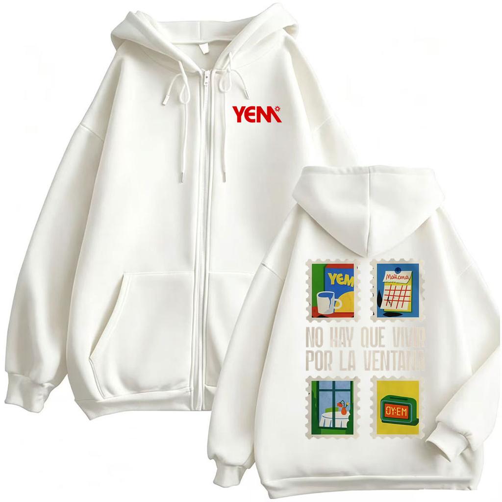 Morat Yem No Hay Que Vivr Por La Ventana Sweatshirt Jacket Coats Men Women Bodywarmer Zipper Hoodies Streetwear