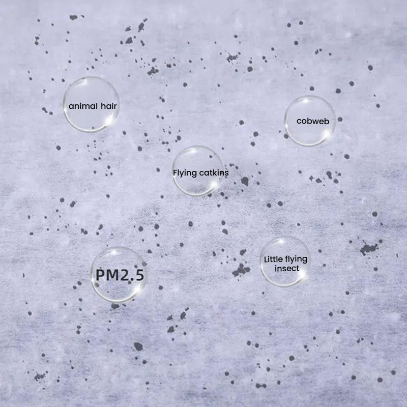 5PCS Disposable Air Conditioner Air Filters Cotton Screen for Dust Pollen Pet Hair Removal Easy Installation to Keep Air Clean