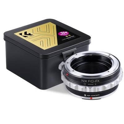 Adaptér Concept Mount kompatibilní s objektivem Nikon F, adaptér objektivu pro fotoaparát FUJIFILM FX, konverzní adaptér pro fotoaparát Fujifilm X