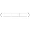 Raised Garden Bed for Outdoor Use Galvanized Steel 280 X 40 X 40 Cm
