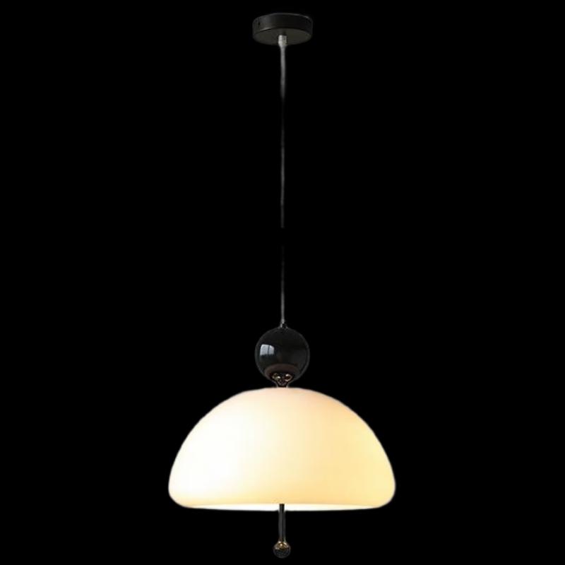 Nordic Post-Modern Milky White Glass Pendant Light