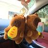 Simpatico Cartone Animato Capibara Cordoncino Gelato Fragola Peluche Poupée Giocattolo Ciondolo Portachiavi Zaini Ornamenti da Appendere