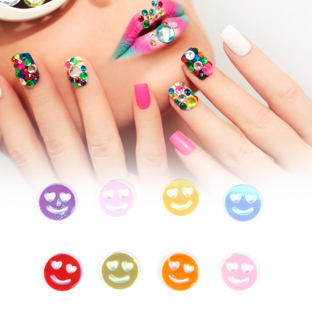 60g/Bag Colorful Sequin Birthday Wedding Party Confetti Nail Decor DIY Material AccessoriesSmiling