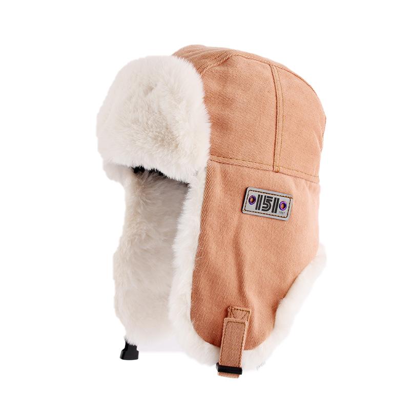 Pilot Winter Hat Outdoor Russian Hat Women's Fashion Hat Labeling Pilot Men's Warm Bomber Trapper