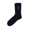 Men S Polo Bear Rib Cotton Blend Crew SockS
