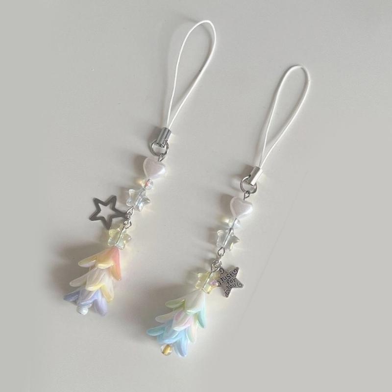 Phone Chains Unique Keyrings Christmas Tree Phone Charm Trendy Phone Pendant Straps Perfect Gift for Fashion Individuals