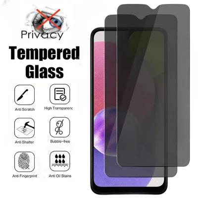 2Pcs Anti Spy Tempered Glass For Samsung Galaxy A13 A14 A15 A25 A35 A55 5G Privacy Screen Protector For Samsung A34 A42 A53 A73