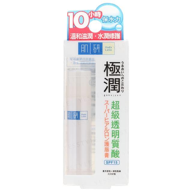 

Rohto Mentholatum - Hada Labo Gokujyun Hyaluronic Acid Lip Balm SPF 15 3.5g