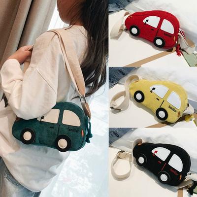 Crianças Bebê Meninos Meninas Carro Bolsa de Ombro Bolsas Mini Bolsa Crossbody Pacote Carro Em Forma de Corrente de Embreagem
